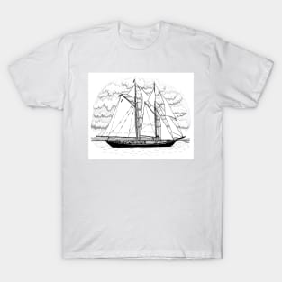 Bluenose II Schooner T-Shirt